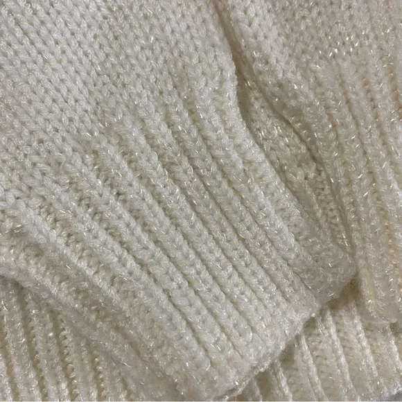 Vintage embellished wrap sweater size M - Picture 12 of 13